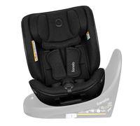 Lionelo Moxie Next i-Size Siège Auto Pivotant Pour Bébé Env. 0-4 Ans (40-105 Cm), 0-18 Kg, Installation Sur Base Rotative 360°, Protection Latérale SIP (Black)