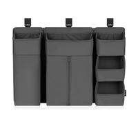 lionelo Organisateur Lit Bébé Sidepocket Large, Pochette Suspendue Lit, Table à Langer, Couches, Lingettes Bébés, pour Chambre Enfant, 58x11x58 cm