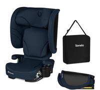 Lionelo Orin i-Size Siège-auto Pliable 100-150 cm, siege auto enfant compact pour 3,5-12 ans, Siège Auto de Voyage avec appui-tête 14 positions, installation ISOFIX ou ceinture