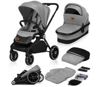 lionelo Poussette duo combinée 2en1 Mika Grey Stone