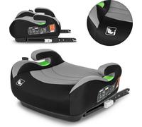 Lionelo Rehausseur de siège enfant Luuk Fix i-Size, à partir de : 2 ans, jusqu'à : 4 ans ou plus, à partir de 22,00 kg, jusqu'à 36,00 kg, ISOFIX - Gris