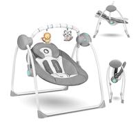 Lionelo Ruben Turquoise Balançoire pour Bébé Transat de avec Moustiquaire 0-12