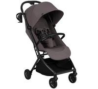 Lionelo Sia Poussette Compacte jusqu’à 22 kg Se Plie et Tient Debout, Léger 5,9 kg, Position Allongée Capote XXL UPF50+ Imperméable, Boucle Magnétique Grand Panier 3 kg (TAUPE BEIGE)