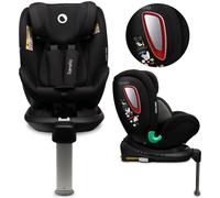 lionelo Siège auto ANTOON PLUS, de la naissance à 3 ans, à partir de 0 kg, jusqu'à 18 kg, (régler), I-Size ISOFIX 360° position allongée 0 à Black Onyx
