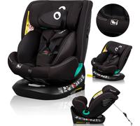 LIONELO Bastiaan i-Size Siège Auto Pivotant à 360° pour les Enfants de 0 à 36 kg et de 40 à 140 cm Installation Face et Dos à la Route, ISOFIX Sangle TopTether, Réglage Complet Protection Latérale