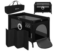 LIONELO Stefi lit bebe jusqu'à 15 kg, entrée latérale, dispositif de protection contre le pliage accidentel LockGuard, système de pliage rapide, sac de transport