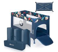 Lionelo Lit parapluie Stefi — jusqu'à 15 kg, entrée latérale, pliage rapide, LockGuard — Blue Navy