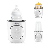 Lionelo Thermup 2.0 Chauffe-Biberon et Petits Pots 5 en 1, Écran Tactile | Chauffe liquides et aliments, stérilise, décongèle, écran lisible, arrêt auto sans eau, anti-surchauffe, mode éco, Blanc