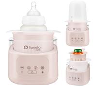Lionelo Thermup 4.0 Chauffe-Biberon et Petits Pots 6 en 1, Chauffage Rapide | Stérilise, décongèle, garde au chaud, 25-100°C, 400 W, récipient amovible, arrêt auto, écran tactile, veilleuse, Beige Latte
