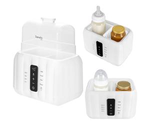 Lionelo Thermup Double White Bottle Warmer 6in1 Chauffe-biberon multifonctionnel 6 en 1 1 pcs