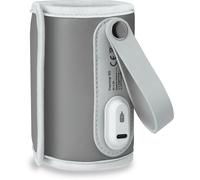 Lionelo Thermup Go Chauffe-Biberon Bébé, Stérilisateur Multifonctionnel Portable pour Biberons, Chauffe Aliments Bébé et Maintien au Chaud, Gris