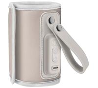 Lionelo Thermup Go Chauffe-Biberon Portable et Nomade, Alimentation USB-C, 5 Températures de 38 à 50°C, Sans BPA, Léger, en Voiture et Voyage, pour Biberons Jusqu’à 70 mm de Diamètre (Gris Cendré)