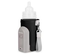 LIONELO Thermup Go Evo Chauffe-Biberon Portable, Maintient les Liquides au Chaud, 5 Températures de Fonctionnement de 38 à 50 o C Chargement USB-C, jusqu'à 9 h de Fonctionnement Affichage LCD
