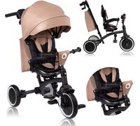 Vélo d'éveil LIONELO Tris Plus Tricycle de 9 mois à 5 ans Poussette