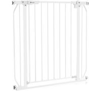 Barrière de sécurité bébé LIONELO Truus Slim - 75-105 cm - Fixation par pressio - Sans perçage - Ouverture à double sens - Blanc
