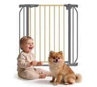 Lionelo Truus Slim Barrière Enfant sans Perçage 75-105 cm, Gris Graphite | Pour Porte et Escalier, Enfants et Chiens, Fermeture Automatique, AutoStop, Double Verrouillage, Ouverture Double Sens