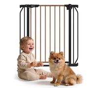 Lionelo Truus Slim Barrière Enfant sans Perçage 75-105 cm, Noir Carbone