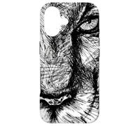 Lioness Face Graphic Leaders of African Pride Lions Women Coque pour iPhone 17