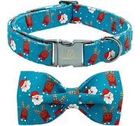 Lionheart glory Collier pour chien avec nœud papillon - Collier pour chien de grande taille - Réglable - Doux et robuste - Avec nœud papillon - Pour fête
