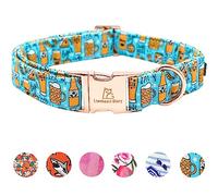 Lionheart glory Collier pour chien bleu - Collier pour chien de bière - Collier de fête pour chien garçon ou fille - Doux et durable - Collier réglable pour chiens de taille moyenne - Cadeau pour