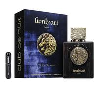 Lionheart Man Parfum Club de Nuit Lionheart Man Eau de parfum arabe longue durée pour homme avec atomiseur rechargeable, parfum boisé, épicé et sucré (Lionheart Man)