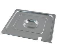 Lioninox Couvercle INOX pour bac GN 2/3 avec Encoche pour louche
