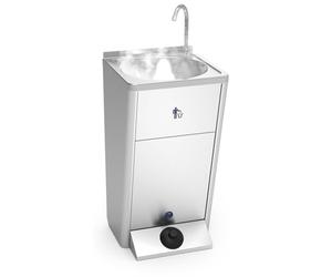 Lioninox Lave Mains Autonome INOX Eau Chaude 220 v 450x450x850 mm