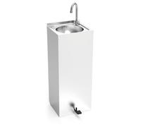 Lioninox Lave-Mains INOX sur Pied Autonome Portable XS-E 350x300x850 mm