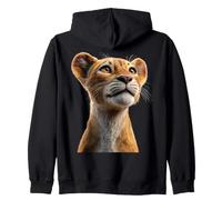 Lionne Lioness Jeune Lionne Maman Sauvage Douceur des Lions Sweat à Capuche