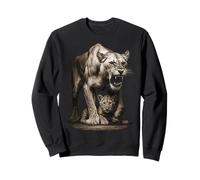 Lionne protège Les Petits Lions - Amour Maternel Sweatshirt