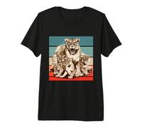 Lionnes Petits Force Maternelle Rugissement Protecteur unité T-Shirt Haut de Gamme