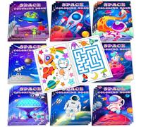 Lionoble Livres de coloriage pour bonbonnières pour enfants (espace, 24)