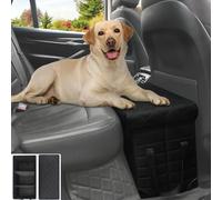 LIONROGE Extension de siège arrière de Voiture pour Grands Chiens jusqu'à 90,7 kg, Extension de siège arrière et Avant de Voiture avec Rangement, empêche Vos Chiens de Tomber du siège