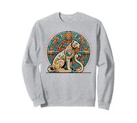 Lions aztèques et lions aztèques autochtones mayas Sweatshirt