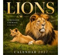 Lions Calendar 2027: Wildlife Animal