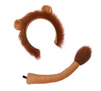 Lions Costume Set Ears Headband Tail Animal Cosplay Costumes Fancy Dress Accessories Adults Kids Wolf/bunnies/foxes/cats/And Kids Costume And Cosplay Furry