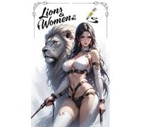 Lions & Women | Dark Fantasy Gothic Erotic Coloring Book: Sensual Dominatrix Women, Majestic Lions, and Bold Gothic Art for Adults
