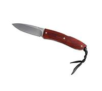 Lionsteel 8800.st Couteau Opera, lame acier D2 satiné à cran, manche 10 cm bois de santos