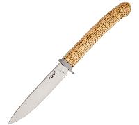 LionSteel Ago M390 Satin, Poignées en Micarta Canvas Naturel AG01 CVN