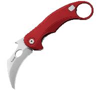 LionSteel L.E.One Mid - Stone Washed M390 Red Aluminum Handle