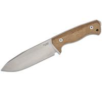 Lionsteel lame fixe, lame CPM 3V SATIN, manche en CANVAS NATUREL avec étui Kydex T6 3V CVN