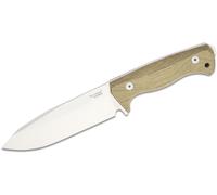 Lionsteel lame fixe, lame CPM 3V SATIN, manche en CANVAS VERT avec étui Kydex T6 3V CVG