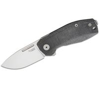 Lionsteel NANO, Couteau pliant lame MagnaCut, Manche en toile noire NA01 CVB