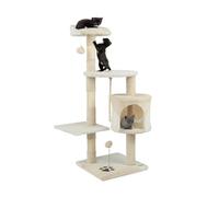 Griffoir - Non spécifié - 112 cm - Beige-blanc - Pour chat - Montage facile