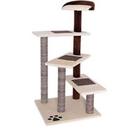 lionto Arbre à Chat Arbre à Grimper griffoir pour Chat Hauteur 100 cm, Beige/Marron
