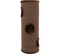 lionto Bac à litière avec sisal, hauteur 100 cm, brun