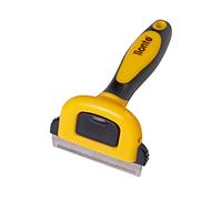 lionto Brosse pour Chien brosse démêlante brosse pour le sous-poil peigne pour Chien brosse de sous-poil pour désépaissir pour les poils mi-longs à longs, étroit