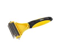 lionto Brosse pour Chien et Chat pour éclaircir le sous-poil convient aux Poils mi-longs à longs