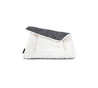 lionto Couverture réversible pour Chien et Chat, doublée, 60 x 45 cm, Gris | Couverture chaude à deux faces, lavable et pratique sur le canapé, dans le panier ou pendant les déplacements