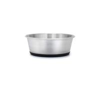 lionto Gamelle en Acier INOX, 2800 ML, Bol pour Chiens de qualité Alimentaire avec Fond en Silicone antidérapant, Bol à Eau Inoxydable pour Chiens et Chats, résistant au Lave-Vaisselle
